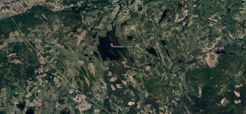 image credit google earth pennask plateau british columbia