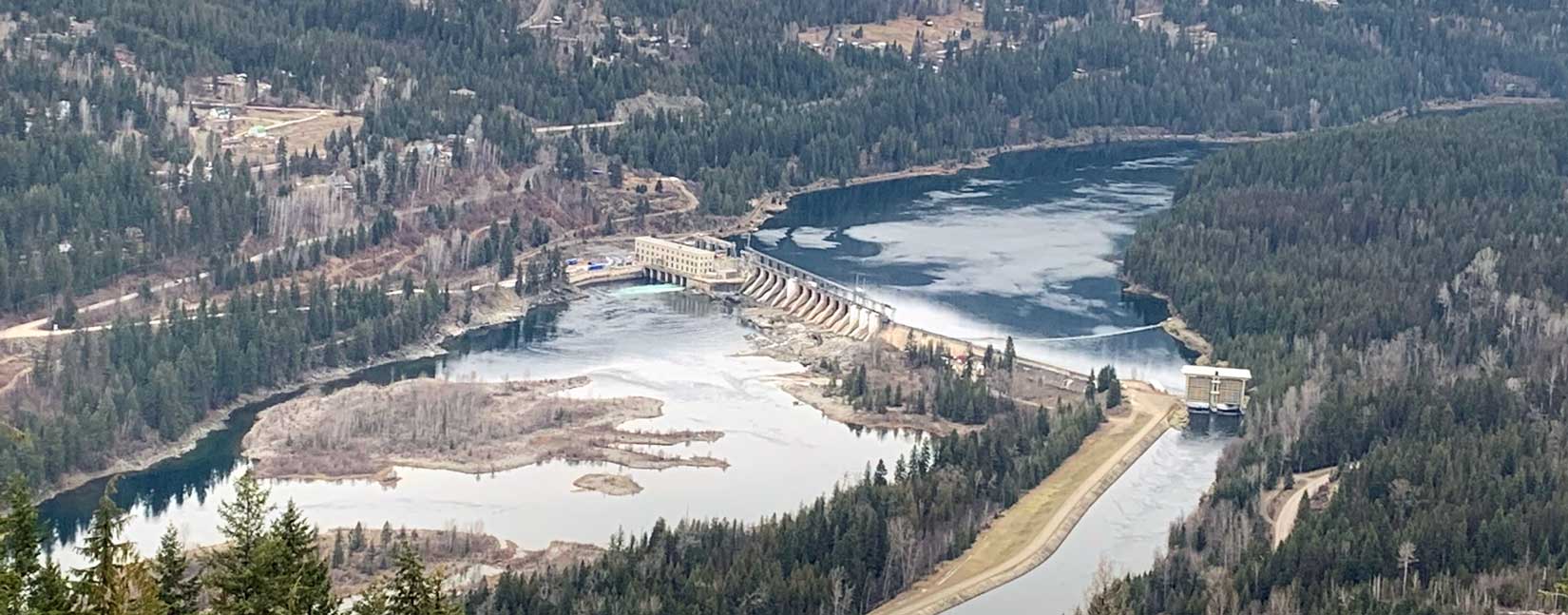 hydro dam in british columbia